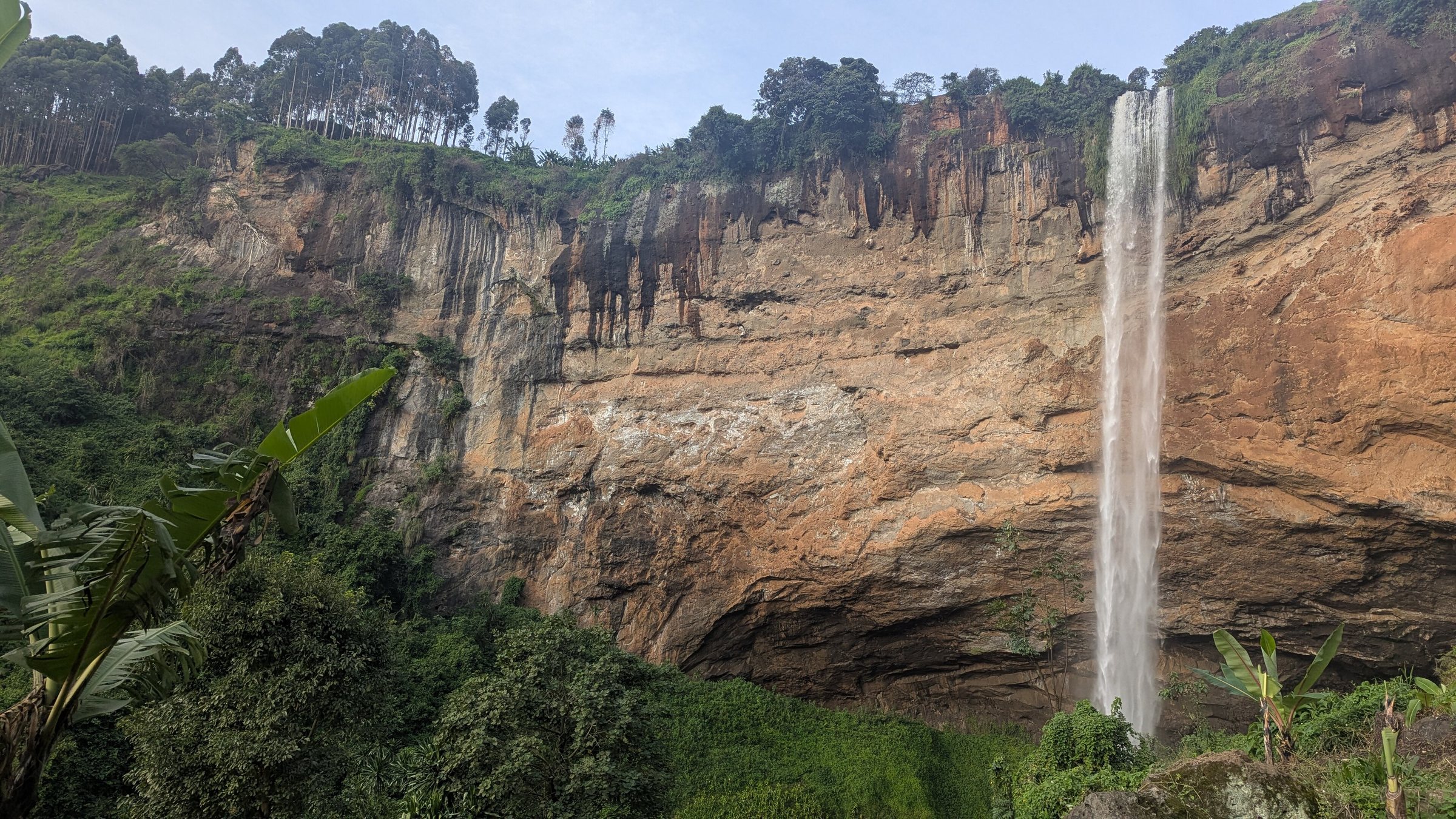 Sipi Falls and the coffee slope